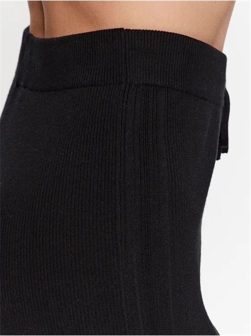 badge straight knitted pants CALVIN KLEIN JEANS | J20J222114BEH